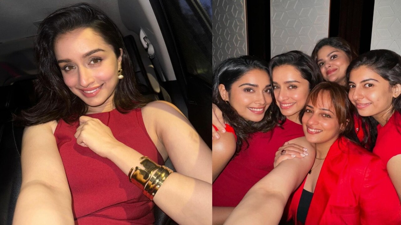 लाल मिडी ड्रेस में डिनर करने गईं श्रद्धा कपूर, कीमत मात्र इतने हजार - Shraddha Kapoor budget friendly red Zara midi dress she went out for a dinner date with girlfriends tlifm -