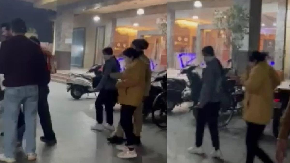 सप सटर क आड म दह वयपर आपततजनक हलत म मल लडकय और लडक sex racket