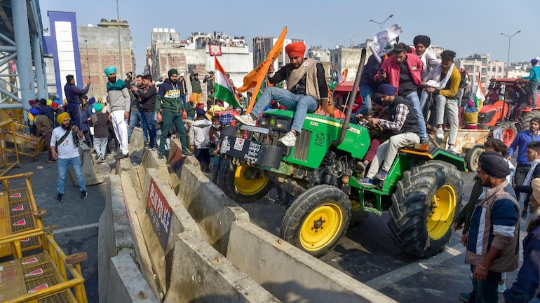 tractor rally violence