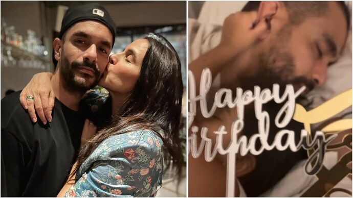 Neha Dhupia sings 'Happy Birthday' to sleeping Angad: Love you so much - India Today