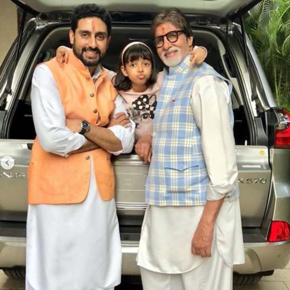 अभ‍िषेक बच्चन, अमिताभ बच्चन, आराध्या बच्चन