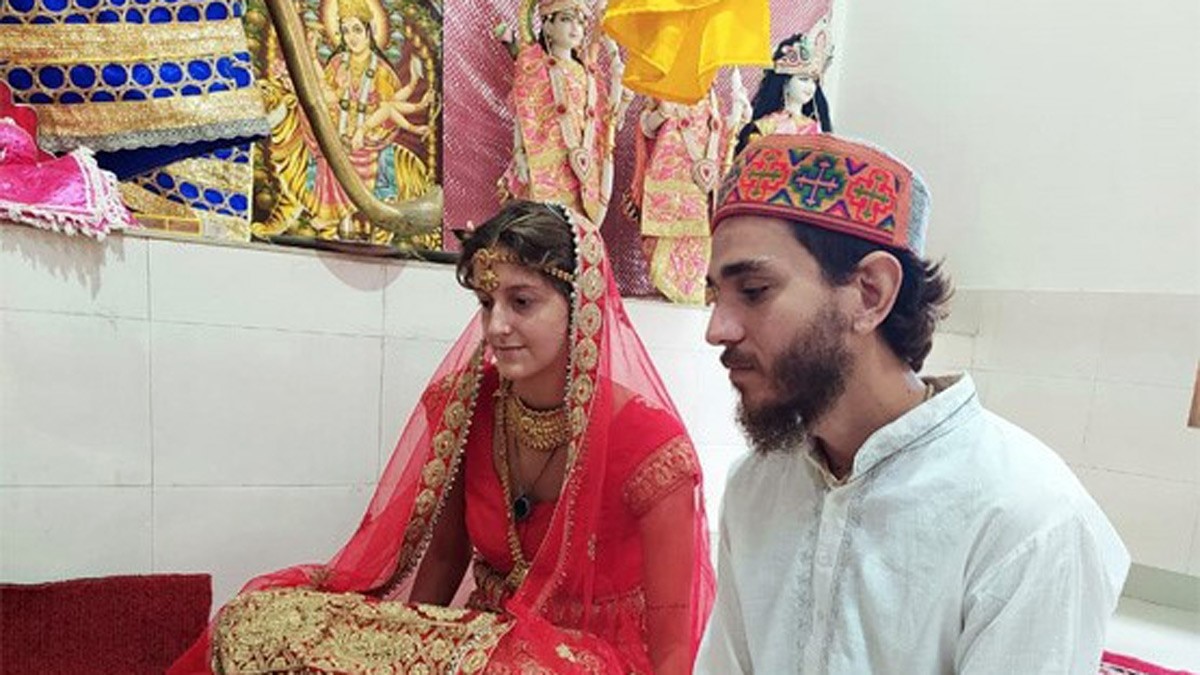 हिंदू रीति-रिवाज से हुई सीजल-मेरिक की शादी (Photo Aajtak)