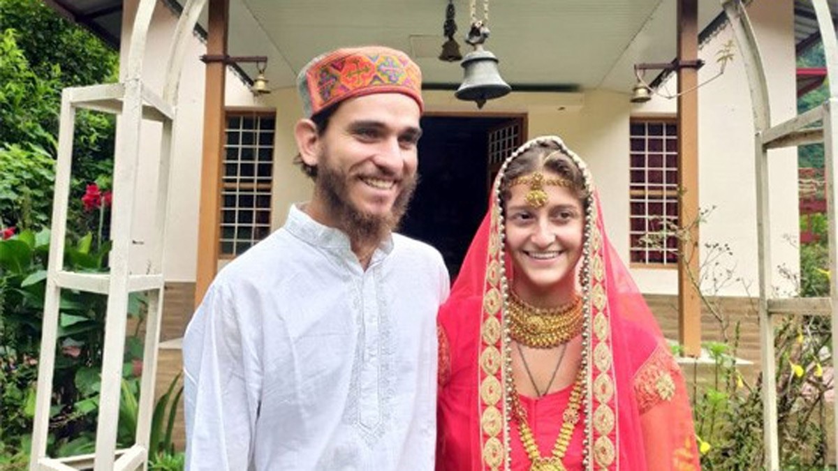 हिंदू रीति-रिवाज से हुई सीजल-मेरिक की शादी (Photo Aajtak)