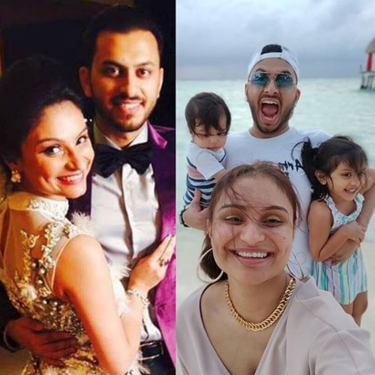 ड‍िंपी गांगुली फैम‍िली के साथ