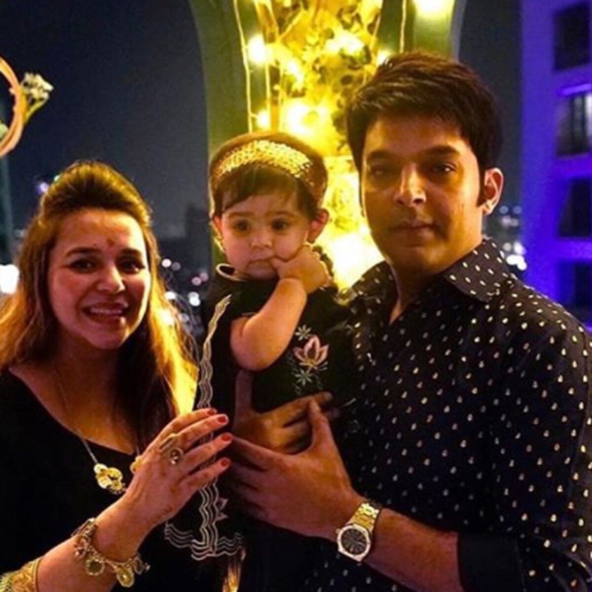कपिल शर्मा फैमिली के साथ