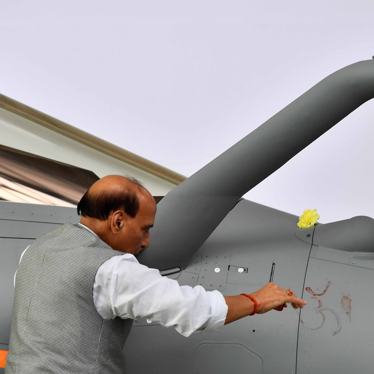 राजनाथ सिंह और फ्लोरेंस पार्ली