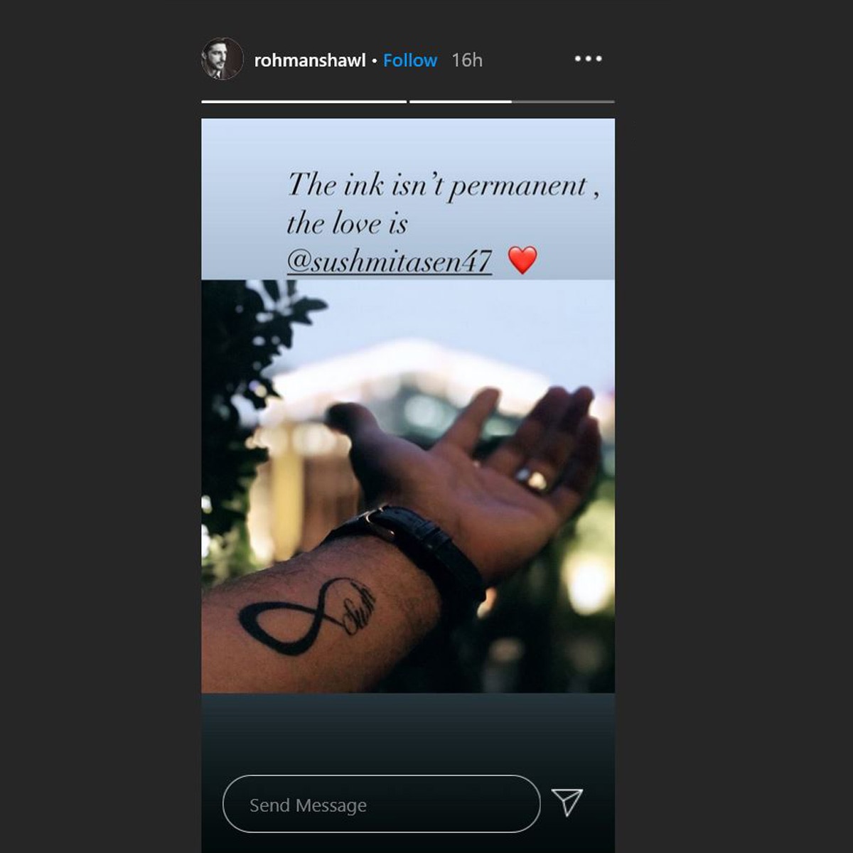 सुष्मिता सेन और रोहमन शॉल