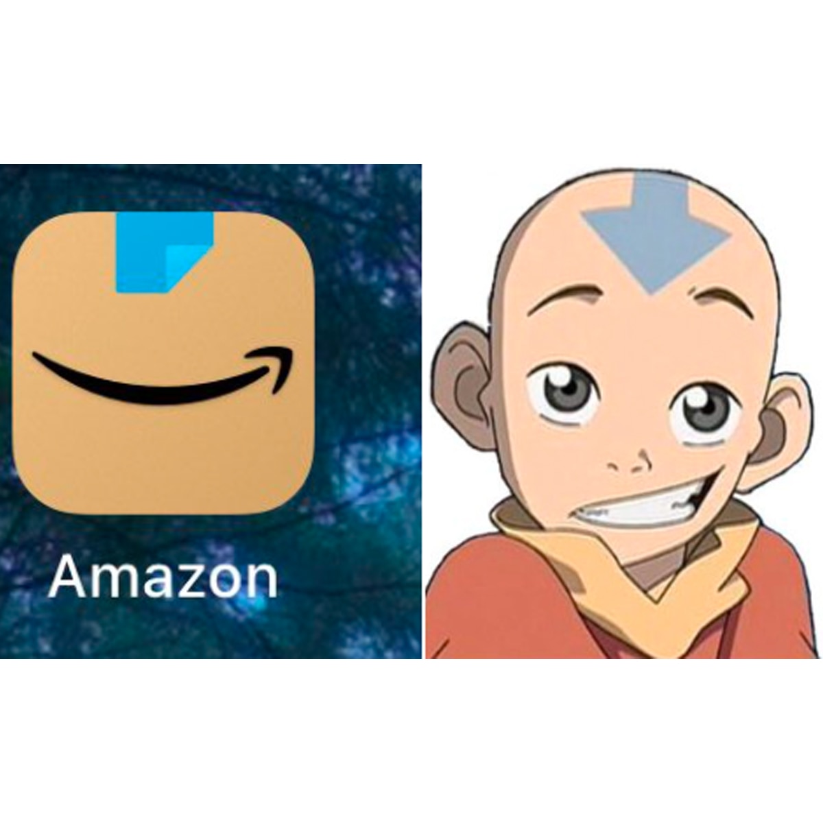 एमेजॉन लोगो और आंग