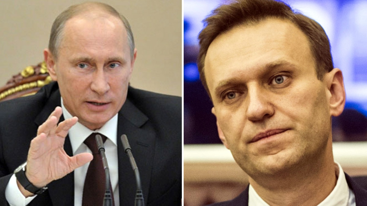 व्लादिमीर पुतिन और एलेक्सी नवालनी