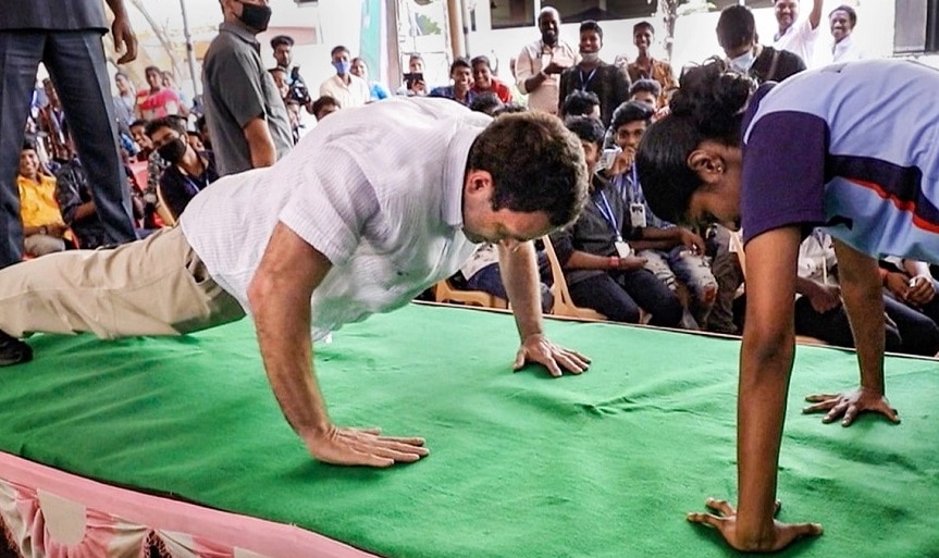 राहुल गांधी फिटनेस 1