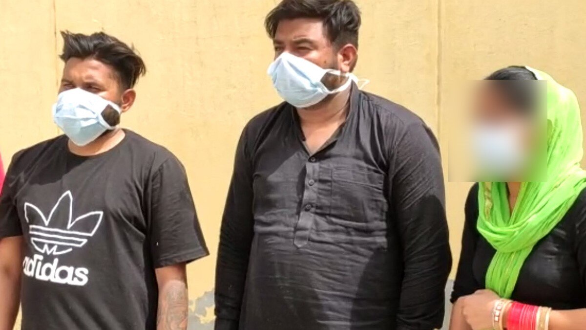 हनीट्रैप गैंग के चार सदस्य गिरफ्तार (फोटो- मुनीष जिंदल)