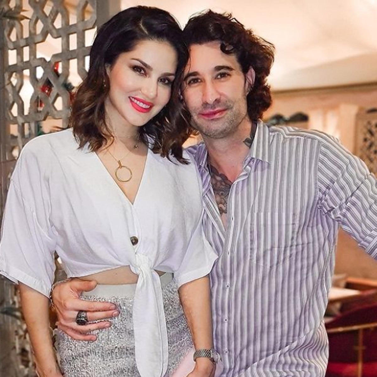 सनी ल‍ियोनी-डेनियल वेबर  