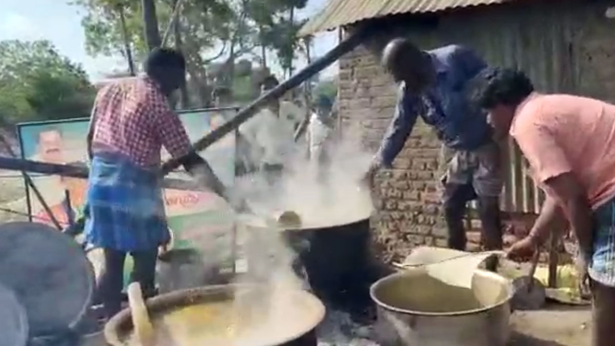 Hundreds line up for miracle medicine to cure Covid 19 