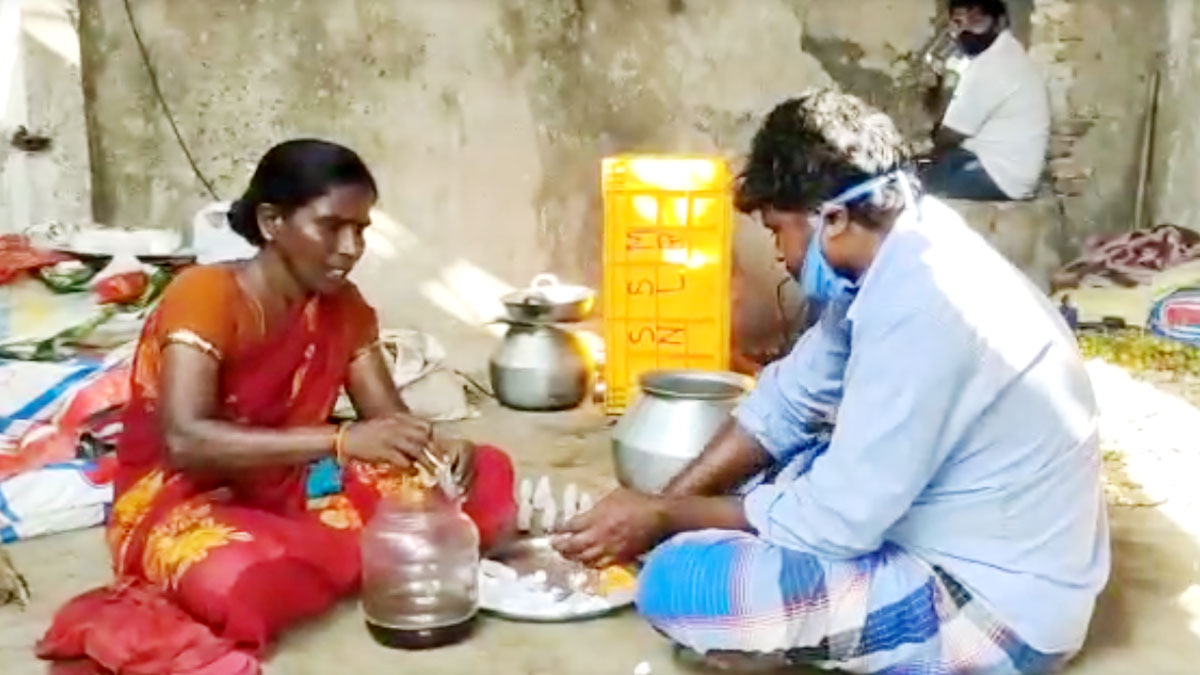 Villagers refuse covid test trying to fight corona virus by superstition