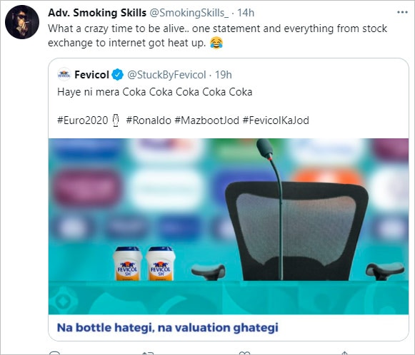 fevicol ad coca cola sarcasm