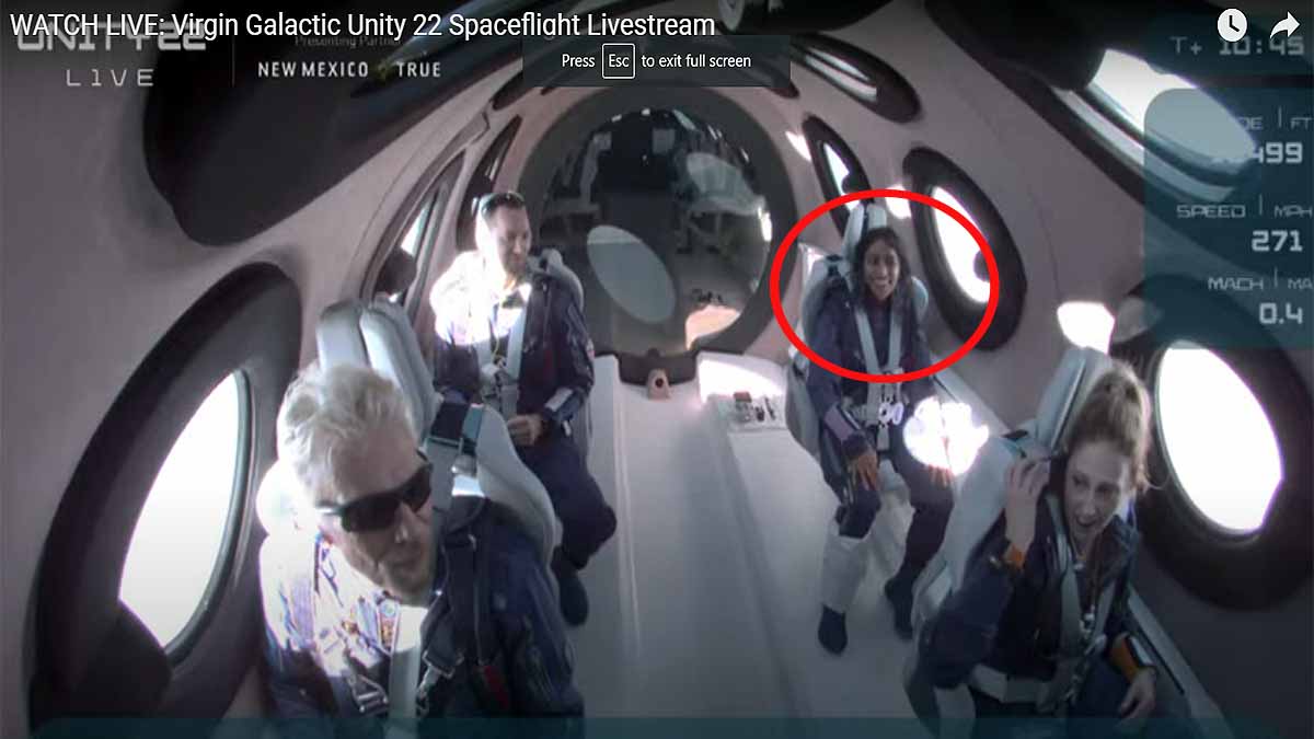 Virgin Galactic Sirisha Bandla