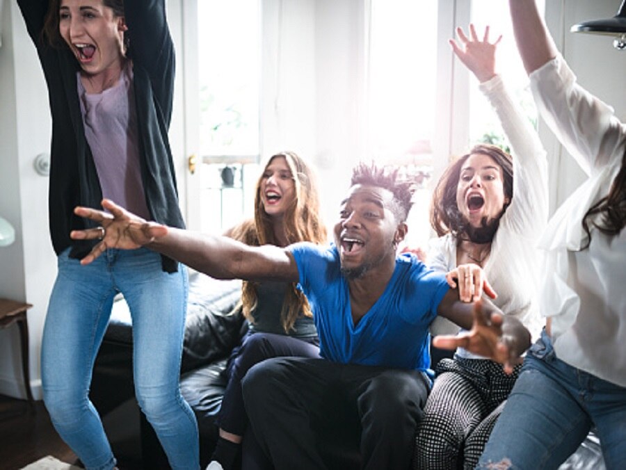 Dad catches partying son 