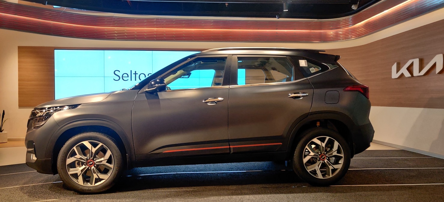 Kia Seltos X-Line का एक्सटीरियर