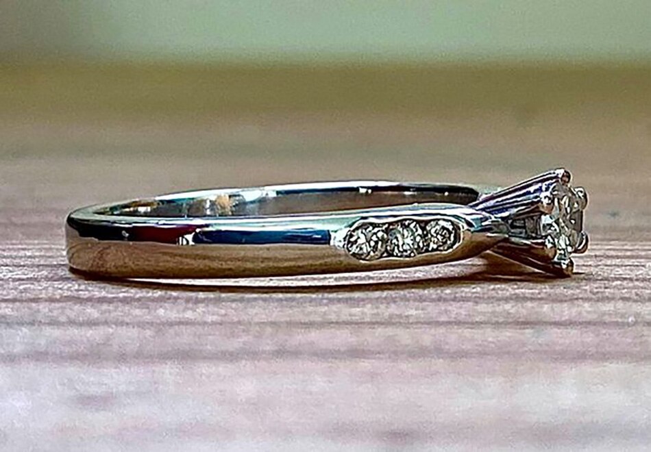 woman proposal on cow