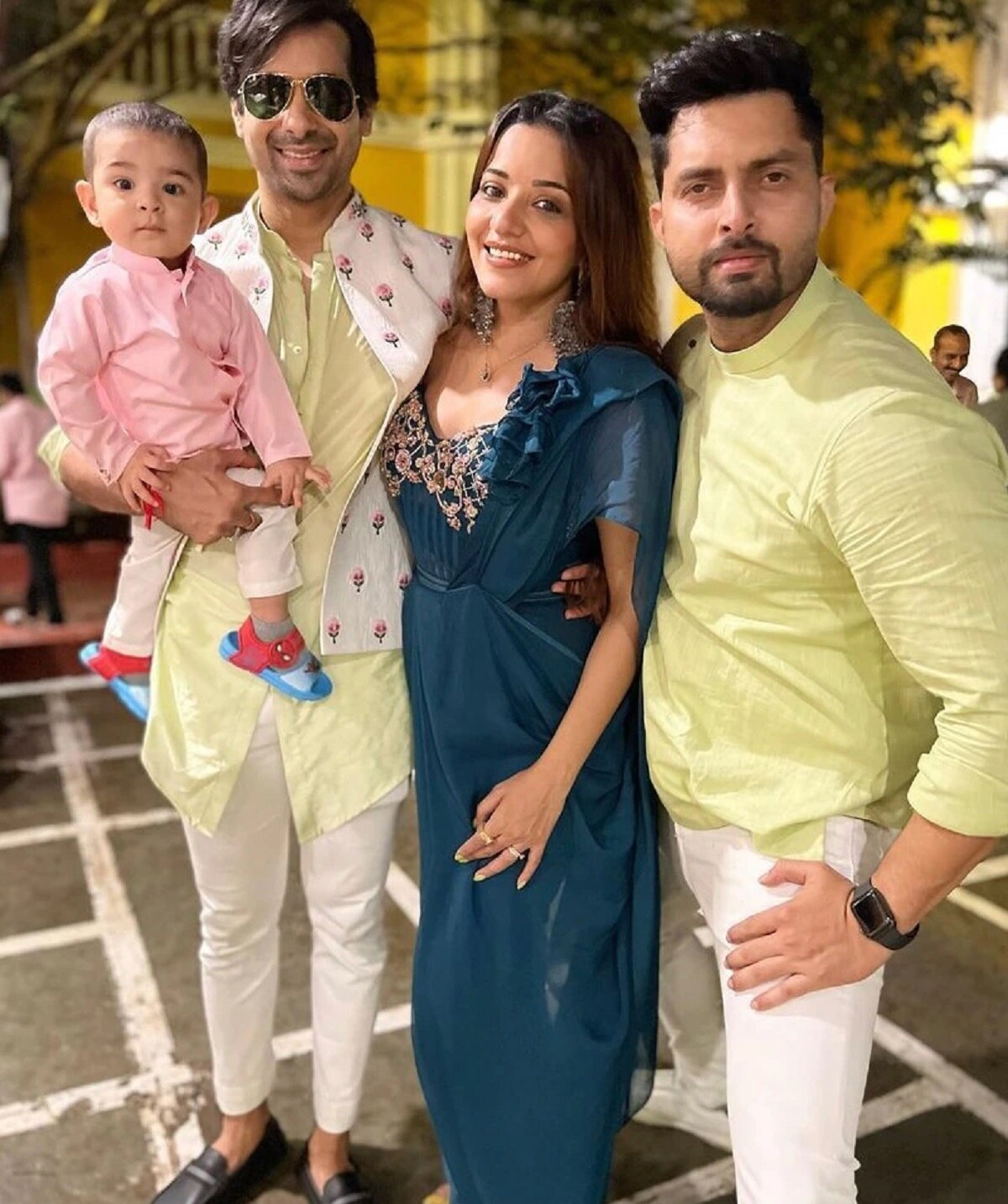 Monalisa in Puja-Kunal Ceremony