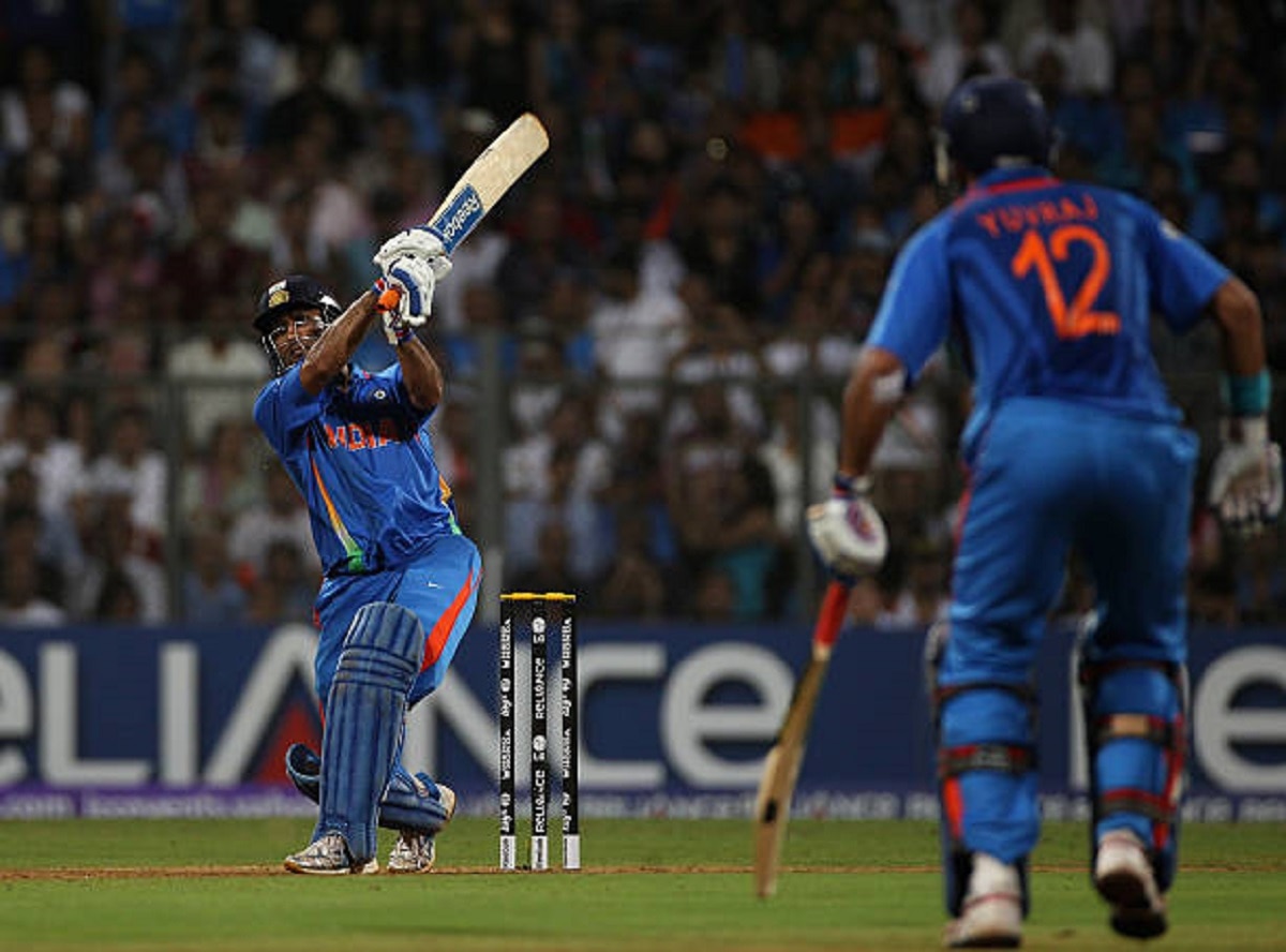 MS Dhoni in WC 2011 (Getty)