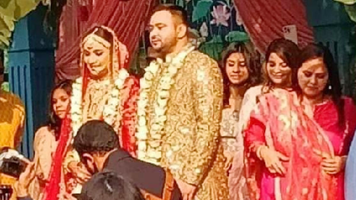 दिल्ली में तेजस्वी यादव-एलेक्सिस की शादी