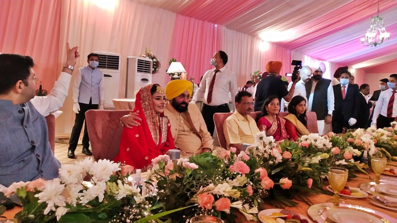 Bhagwant Mann marriage photos