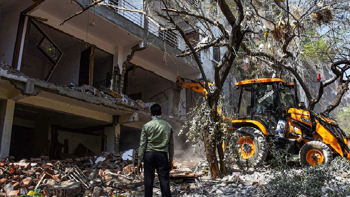 डीडीए डिमोलिशन ड्राइव ( फोटो- पीटीआई)