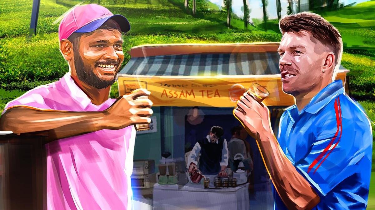 संजू सैमसन और डेविड वॉर्नर (Twitter/DC)