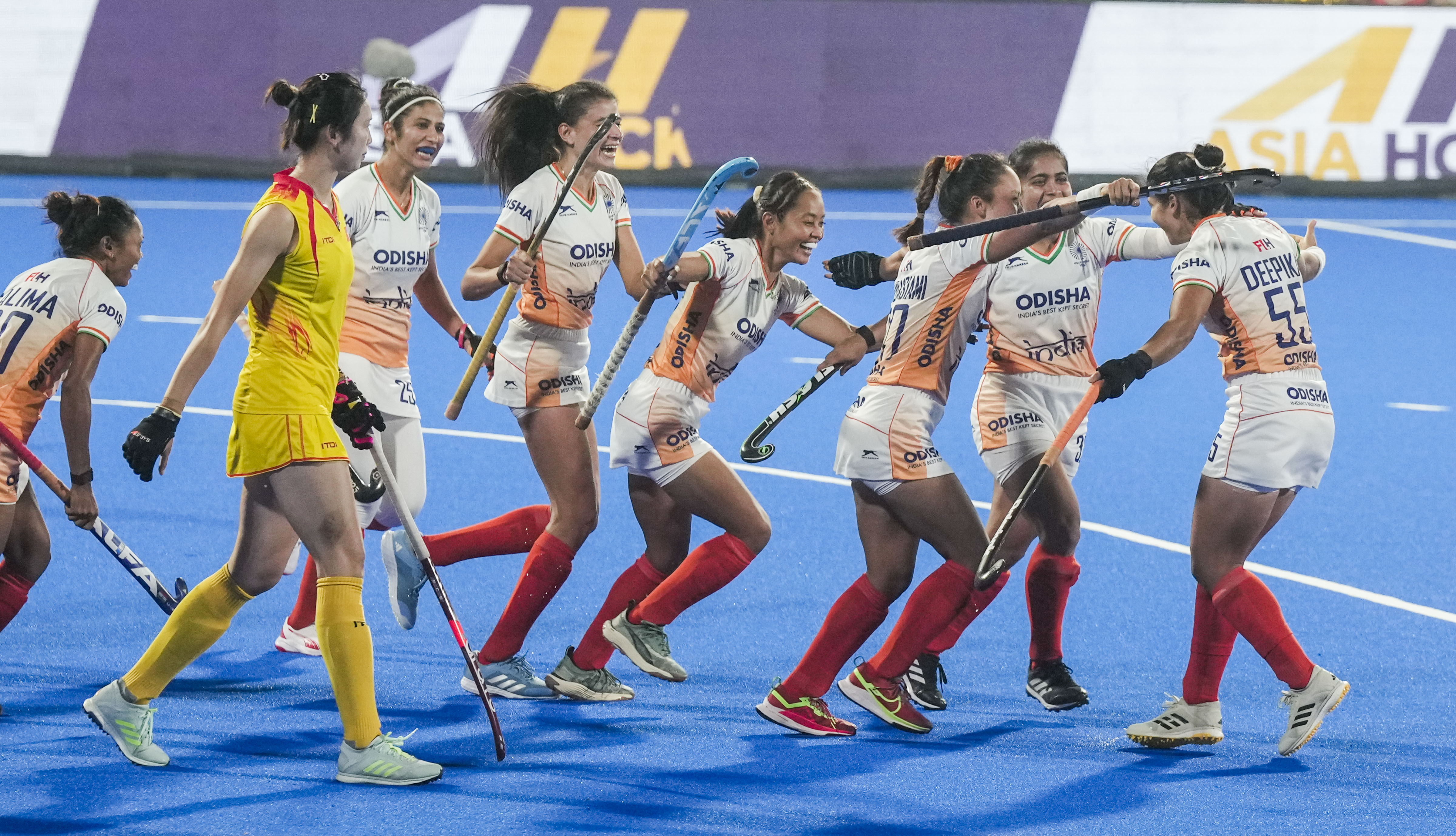  Indian women's hockey team.
