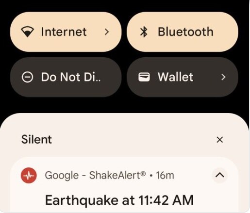 शेक अलर्ट ऐप