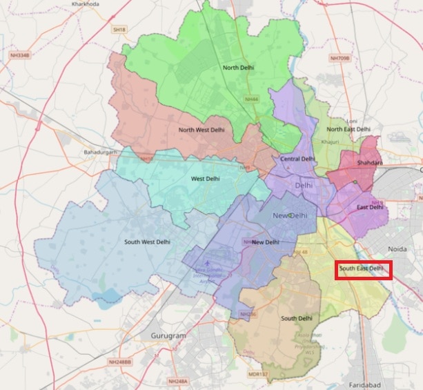 दक्षिण पूर्वी दिल्ली