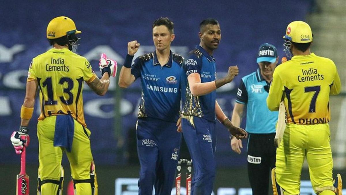 Mumbai Indians (MI) vs Chennai Super Kings (CSK) Match 1 Live Score