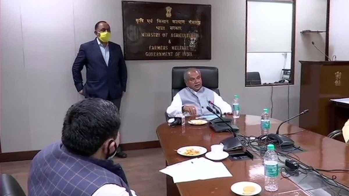 कृषि मंत्री से मिले हरिणाया के किसान (फोटो-ANI)