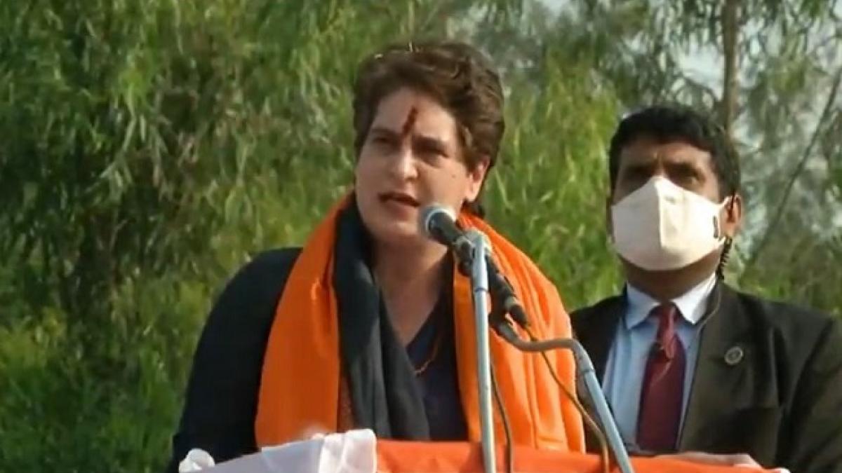 कांग्रेस की राष्ट्रीय महासचिव प्रियंका गांधी