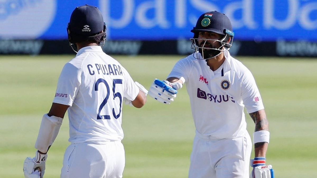 Virat Kohli and Cheteshwar Pujara (Twitter)