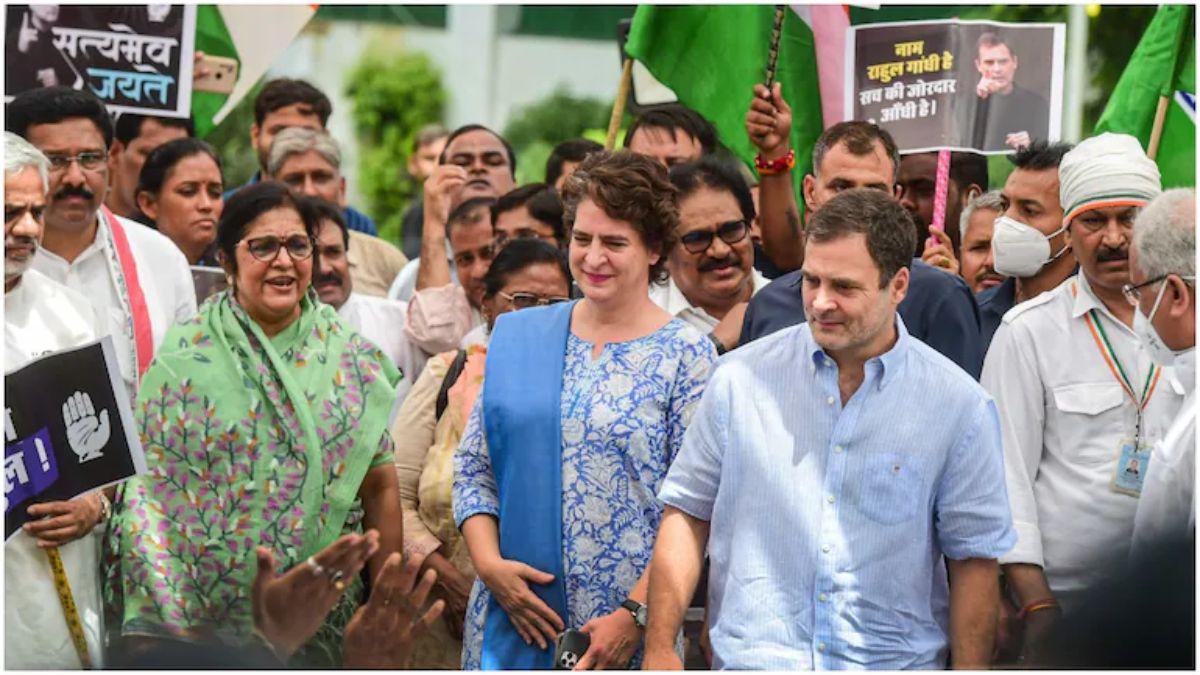 नेशनल हेराल्ड मामले में राहुल गांधी से ED की पूछताछ चल रही है 