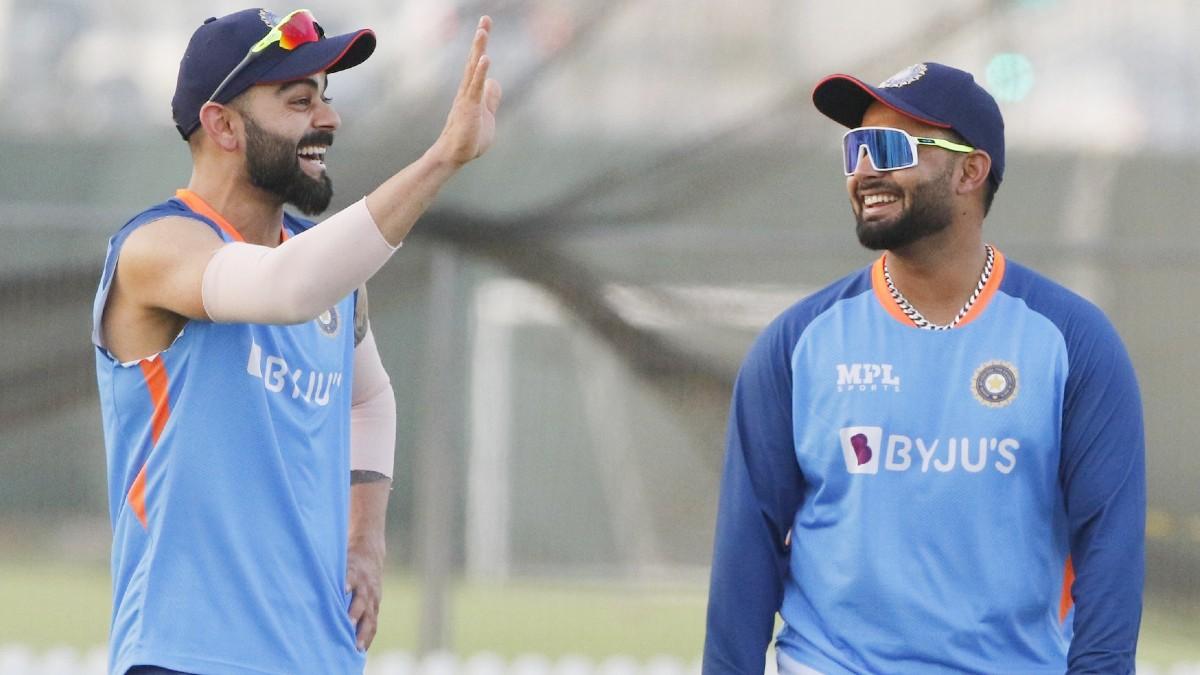 Virat Kohli and Rishabh Pant (@BCCI)