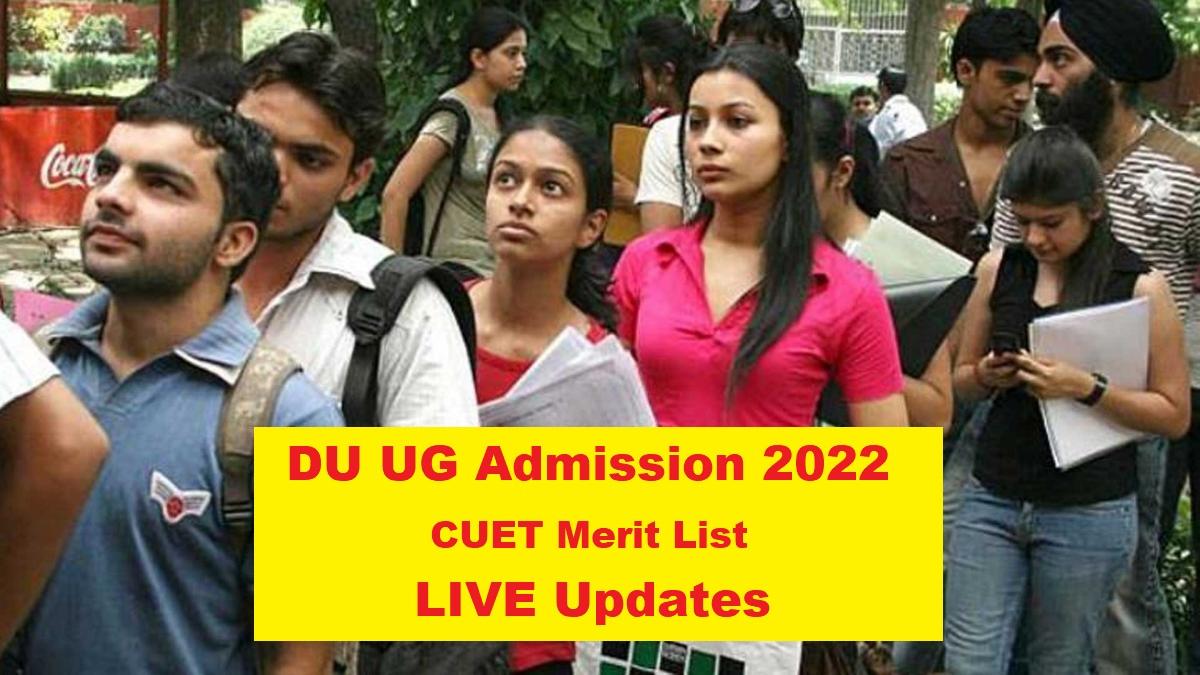 DU UG Admission 2022 LIVE Updates: