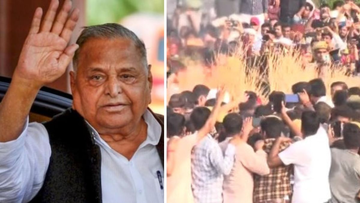 मुलायम सिंह यादव को मुखाग्नि दी गई