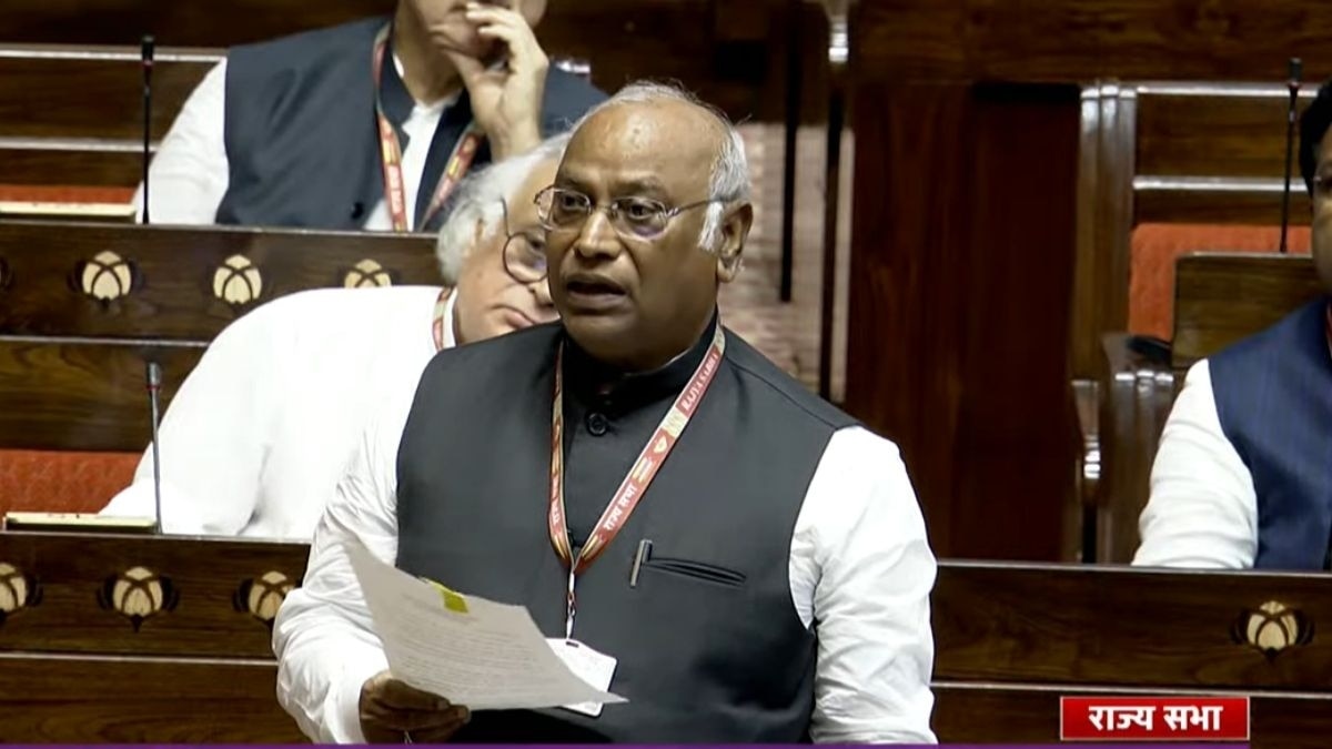 राज्यसभा में नेता विपक्ष मल्लिकार्जुन खड़गे