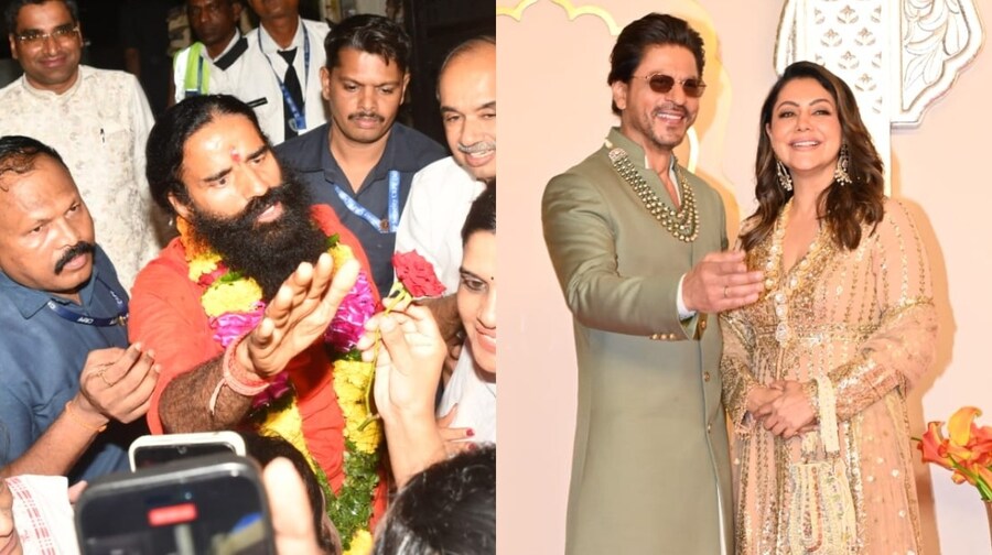 ramdev, shah rukh khan, gauri khan