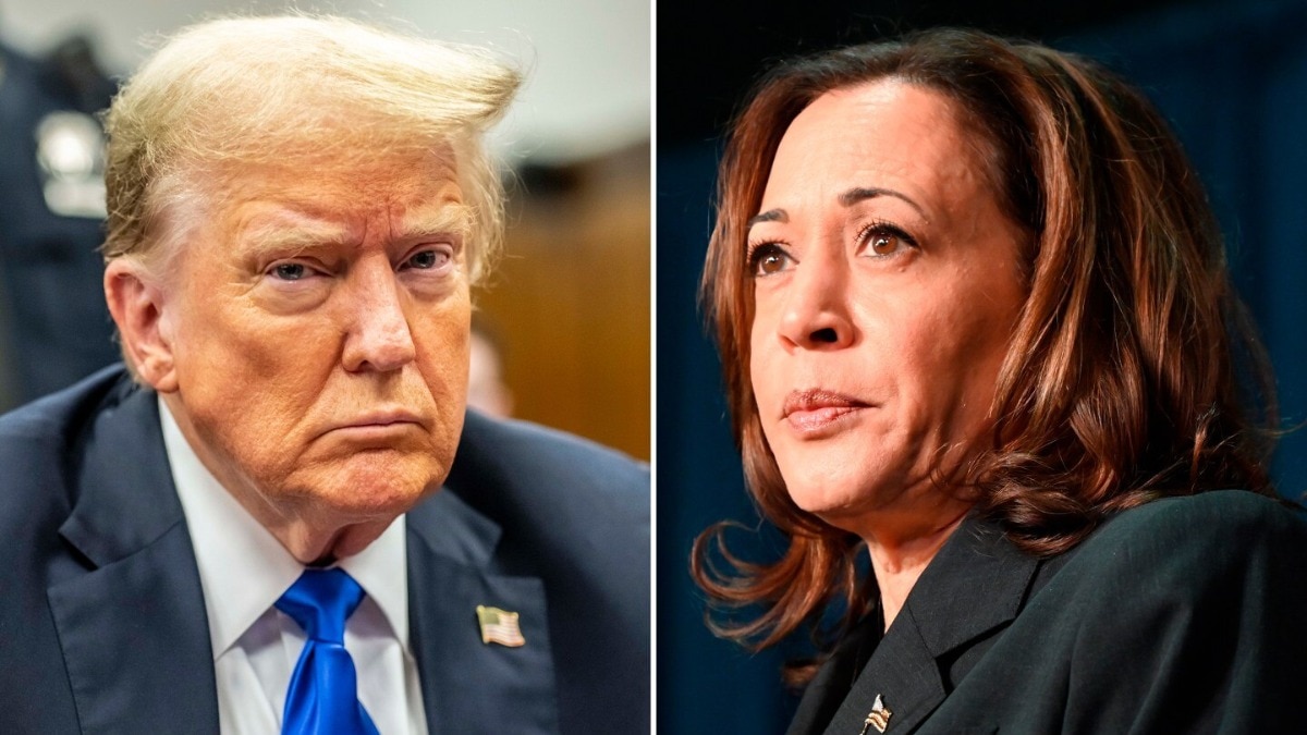 donald trump and kamala hariss