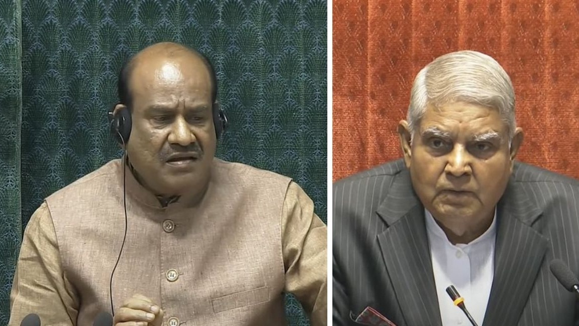 लोकसभा स्पीकर ओम बिरला, राज्यसभा के सभापति जगदीप धनखड़