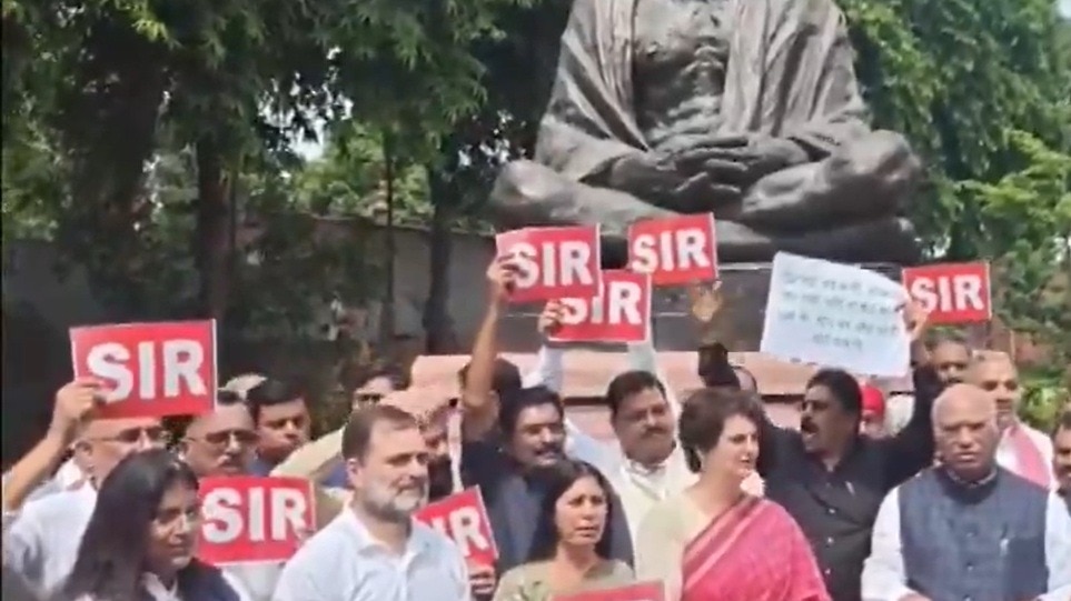 Bihar SIR Protest Parliament