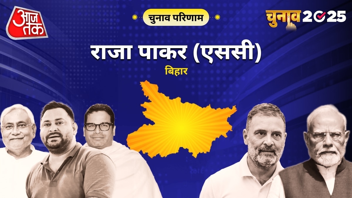 राजा पाकर (एससी) विधानसभा चुनाव परिणाम 2025