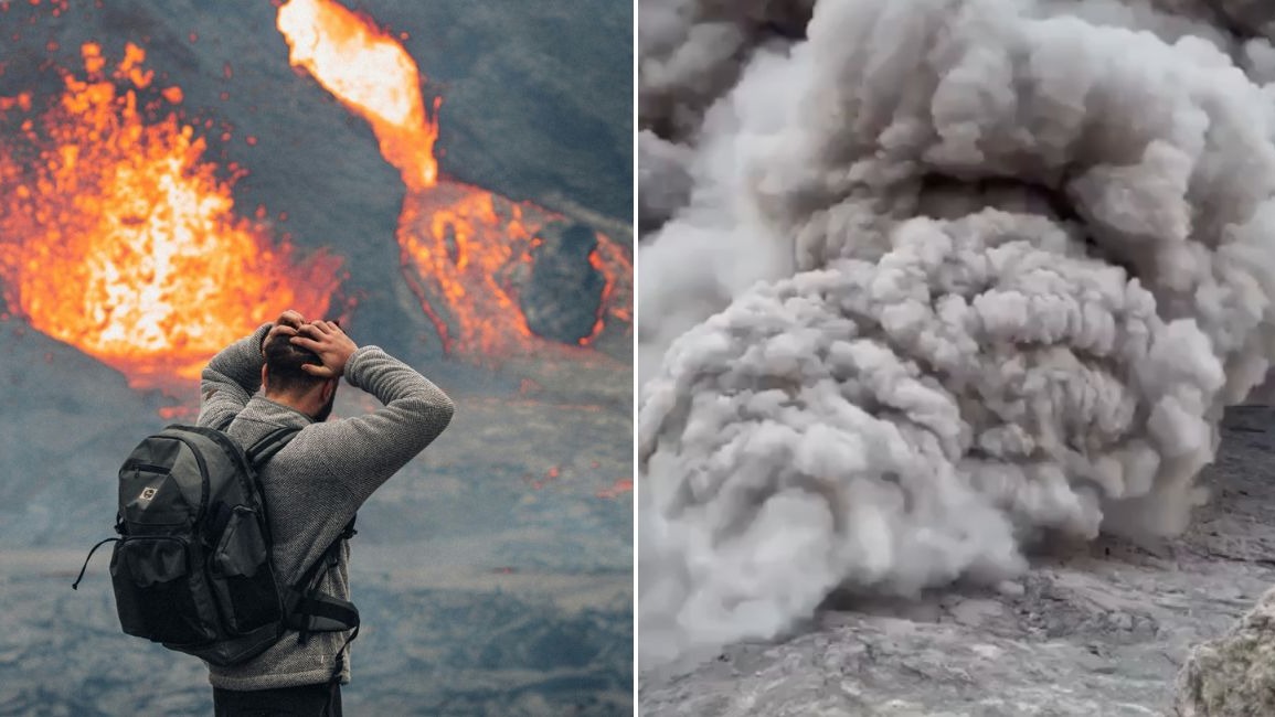 इथियोपिया में ज्वालामुखी विस्फोट हुआ है और इसकी राख दिल्ली तक पहुंच गई है.