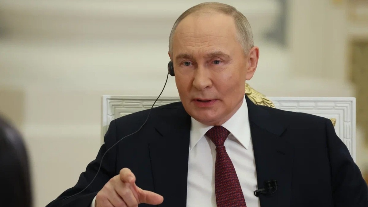 रूस के राष्ट्रपति व्लादिमीर पुतिन ने आजतक को इंटरव्यू दिया है. (Photo: ITG)