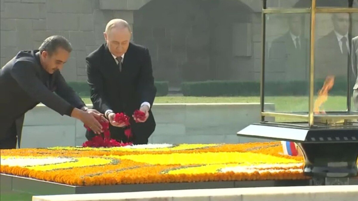 Vladimir Putin Rajghat