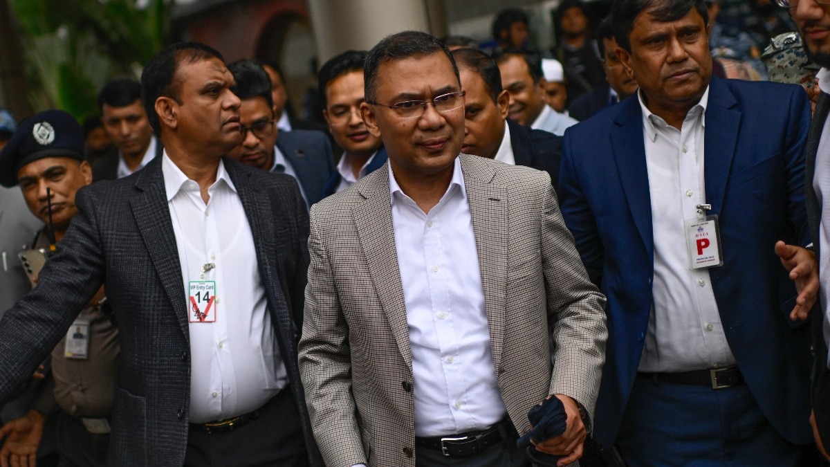 Bangladesh Nationalist Party acting president Tarique Rahman.